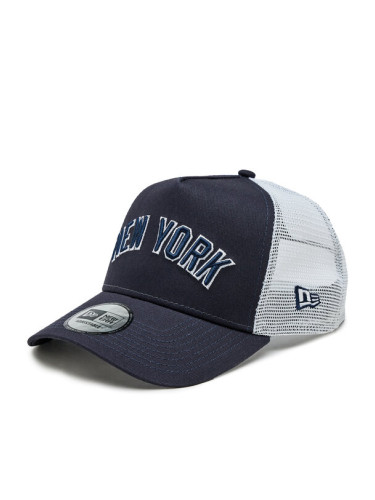 New Era Шапка Team Script Trucker Nyy 60364216 Черен