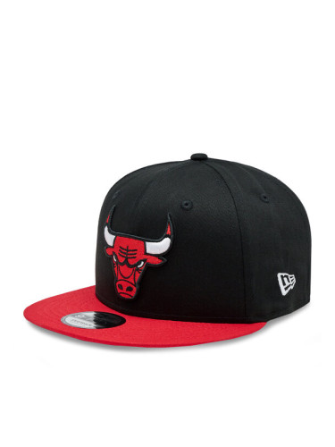 New Era Шапка Contrst Side Patch 950 Bulls 60364385 Черен