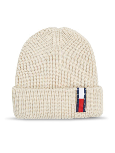 Tommy Jeans Шапка Im Tju Unisex Beanie AU0AU01808 Бежов