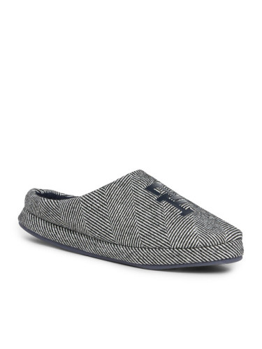 Tommy Hilfiger Пантофи Th Herringbone Homeslipper FM0FM04927 Черен