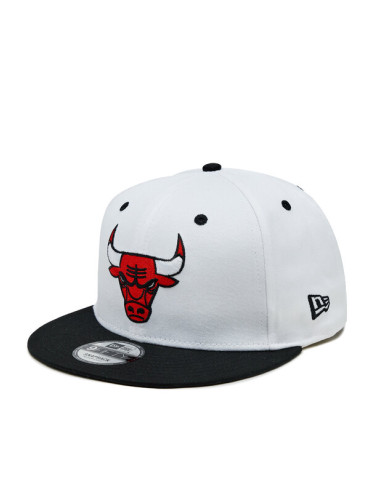 New Era Шапка White Crown Patch 950 Bulls 60364270 Бял