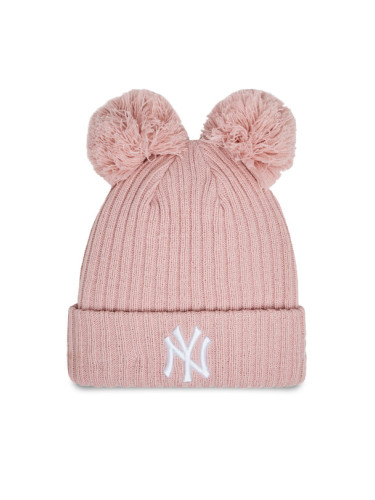 New Era Шапка Wmns Double Pom Nyy 60364289 Розов