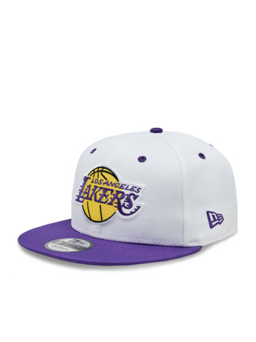 New Era Шапка White Crown Patch 950 Lakers 60364274 Бял