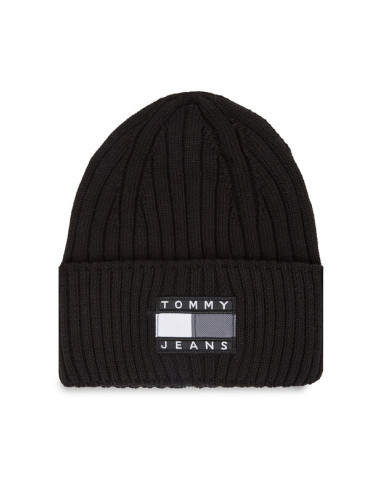 Tommy Jeans Шапка Tjm Heritage Archive Beanie AM0AM11689 Черен
