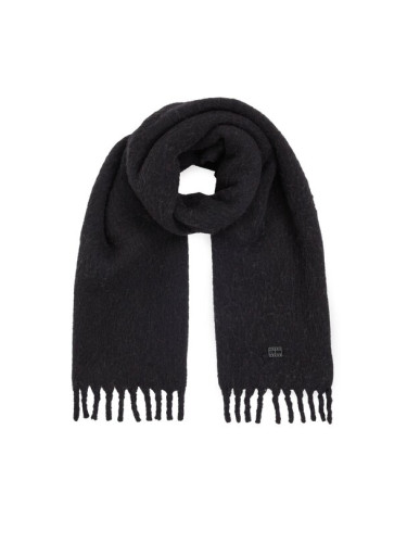 Tommy Jeans Зимен шал Tjw Cosy Knit Scarf AW0AW15904 Черен