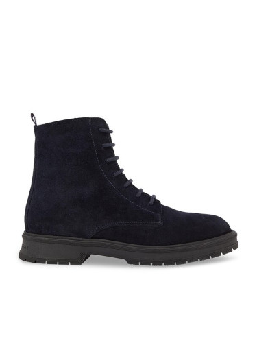 Tommy Hilfiger Ботуши Hilfiger Core Suede Boot FM0FM04674 Син