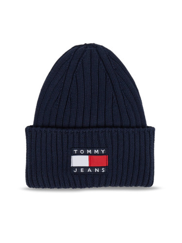 Tommy Jeans Шапка Tjm Heritage Archive Beanie AM0AM11689 Тъмносин