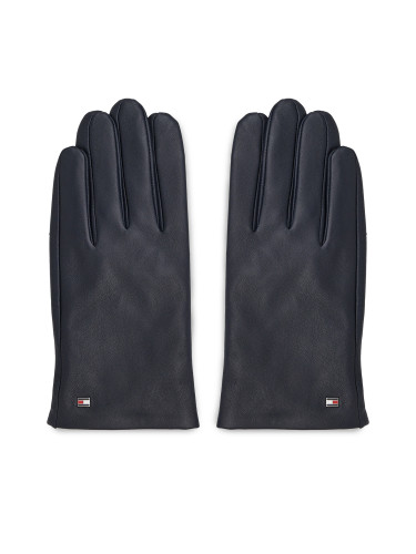 Мъжки ръкавици Tommy Hilfiger Essential Flag Leather Gloves AM0AM11482 Тъмносин