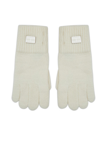 Дамски ръкавици Tommy Jeans Tjw Cosy Knit Gloves AW0AW15481 Екрю