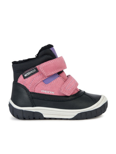 Зимни обувки Geox B Omar Girl Wpf B262LD 022FU C0922 M Black/Fuchsia