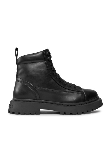 Зимни обувки Tommy Jeans Tjm Lace Up Boot EM0EM01363 Черен