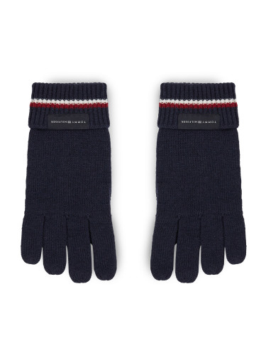 Мъжки ръкавици Tommy Hilfiger Corporate Knit Gloves AM0AM11488 Тъмносин