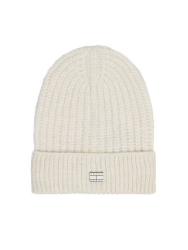 Шапка Tommy Jeans Tjw Cosy Knit Beanie AW0AW15462 Екрю