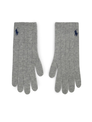 Дамски ръкавици Polo Ralph Lauren 455922988004 Сив