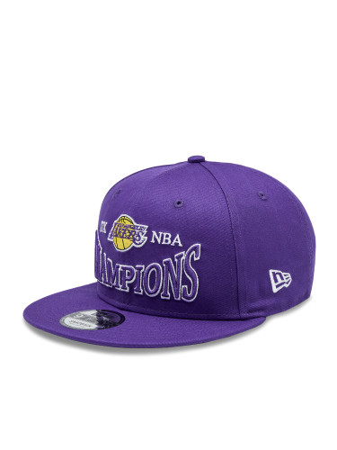 Шапка с козирка New Era Champions Patch 950 Lakers 60364222 Виолетов