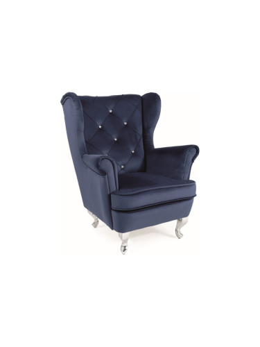 Кресло - морсок синьо