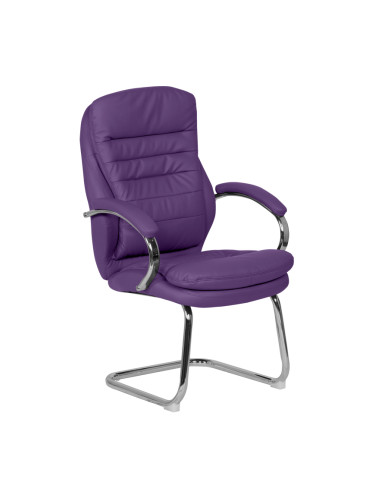 Посетителски стол   - лилав