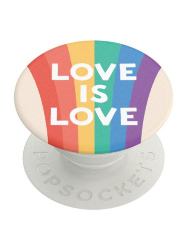 Оригинален попсокет PopSockets® PopGrip Standard Love is Love, Многоцветен