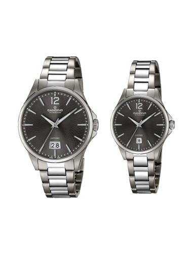 Комплект часовници за двойки Candino C4607/3 & C4608/3