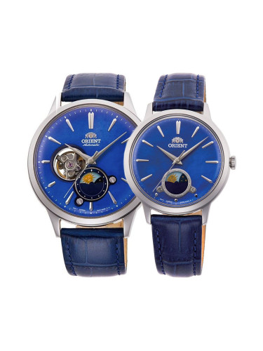 Комплект часовници за двойки Orient RA-AS0103A и RA-KB0004A