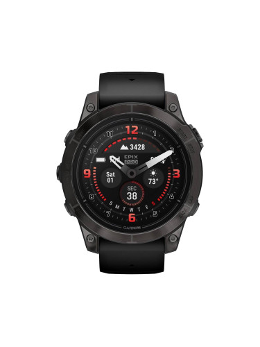 Смарт часовник Garmin Epix Pro Gen 2 Sapphire Edition Carbon Grey DLC Titanium/Black 010-02803-11