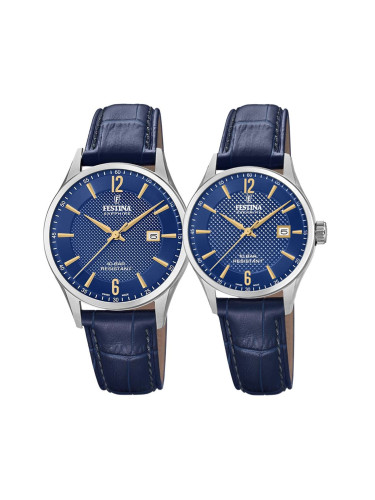 Комплект часовници за двойки Festina Swiss Made F20007/3 & F20009/3