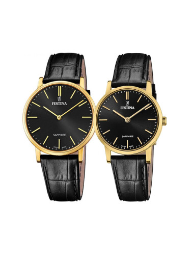 Комплект часовници за двойки Festina Swiss Made F20016/3 & F20017/3