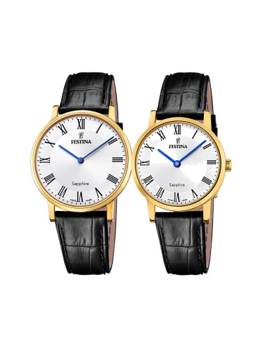 Комплект часовници за двойки Festina Swiss Made F20016/4 & F20017/4