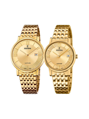 Комплект часовници за двойки Festina Swiss Made F20020/2 & F20021/2