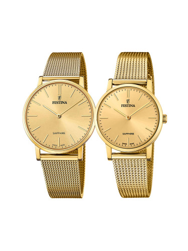 Комплект часовници за двойки Festina Swiss Made F20022/2 & F20023/2