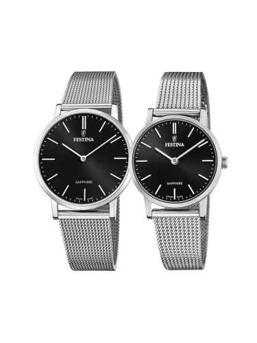 Комплект часовници за двойки Festina Swiss Made F20014/3 & F20015/3