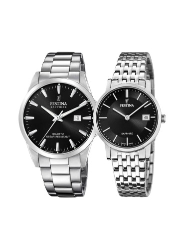 Комплект часовници за двойки Festina Swiss Made F20024/4 & F20019/3