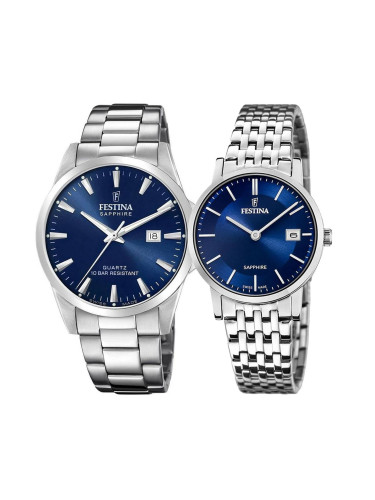 Комплект часовници за двойки Festina Swiss Made F20024/3 & F20019/2