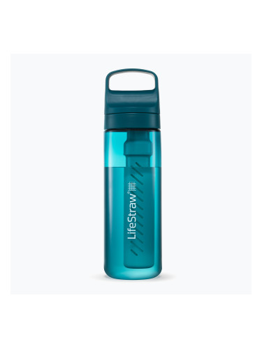 Пътна бутилка Lifestraw Go 2.0 с филтър 650 ml lagoon teal