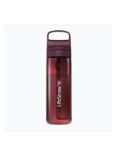 Lifestraw Go 2.0 бутилка за пътуване с филтър 650ml merlot me away
