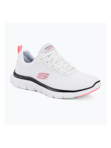 Дамски обувки за тренировка SKECHERS Flex Appeal 4.0 Brilliant View white/pink