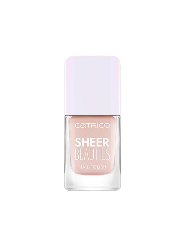 Catrice Sheer Beauties Nail Polish Лак за нокти за жени 10,5 ml Нюанс 020 Roses Are Rosy