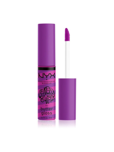 NYX Professional Makeup Butter Gloss Candy Swirl блясък за устни цвят 03 Snow Cone 8 мл.