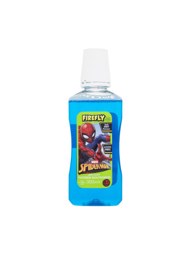 Marvel Spiderman Firefly Anti-Cavity Fluoride Mouthwash Вода за уста за деца 300 ml