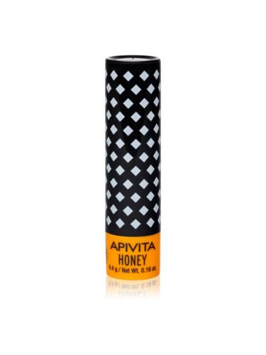 Apivita Lip Care Honey регенериращ балсам за устни (Bio-Eco Product, 100% Natural Derived Ingredients) 4,4 гр.