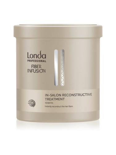 Londa Professional Fiber Infusion In-Salon Reconstructive Treatment възстановяваща маска за увредена коса с кератин 750 мл.