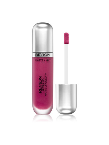 Revlon Cosmetics Ultra HD Matte Lipcolor™ ултра матиращо течно червило цвят 610 Addiction 5.9 мл.