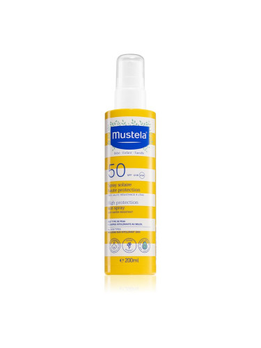 Mustela Family High Protection Sun Spray слънцезащитно мляко в спрей SPF 50+ 200 мл.