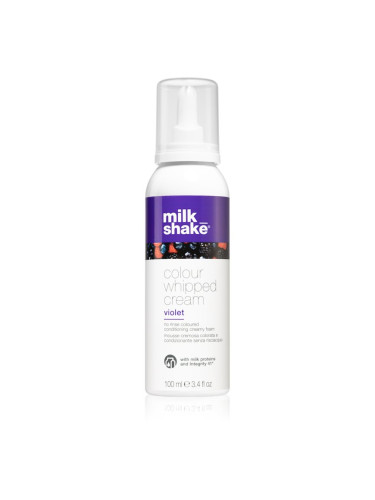 Milk Shake Colour Whipped Cream тонираща пяна за всички видове коса Violet 100 мл.