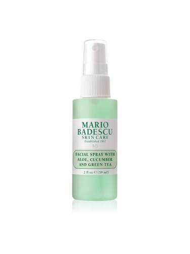 Mario Badescu Facial Spray with Aloe, Cucumber and Green Tea охлаждаща и освежаващ мъгла  за уморена кожа 59 мл.