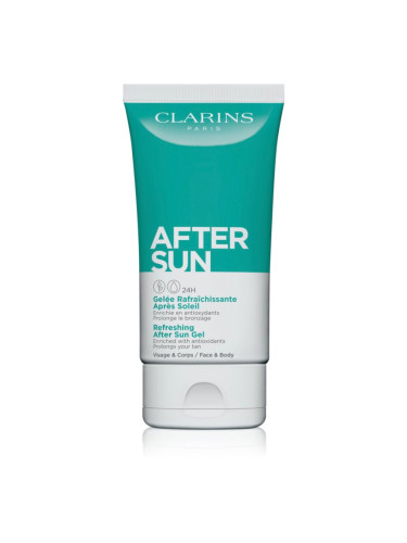 Clarins After Sun Refreshing After Sun Gel успокояващ гел след слънчеви бани за лице и тяло 150 мл.