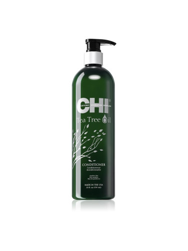CHI Tea Tree Oil Conditioner освежаващ балсам за мазна коса и мазен скалп 739 мл.