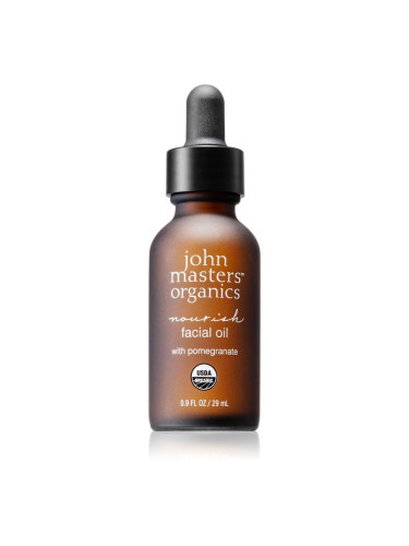 John Masters Organics All Skin Types олио за лице за подхранване и хидратация 29 мл.