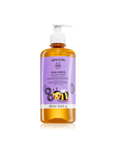 Apivita Kids Mini Bees шампоан за тънка коса за деца 500 мл.