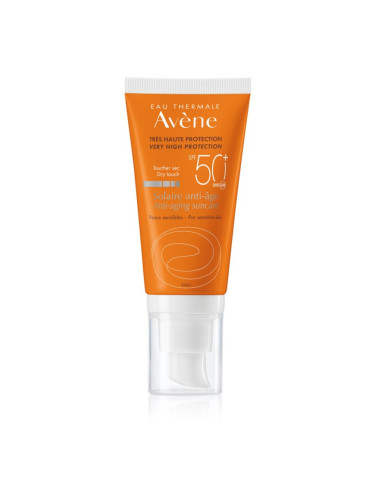 Avène Sun Anti-Age защитен крем за лице с противобръчков ефект  SPF 50+ 50 мл.